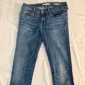 Levi's W28 Skinny Jeans Faded Denim Wash